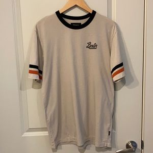 Grey T-Shirt - Brixton - Size Large